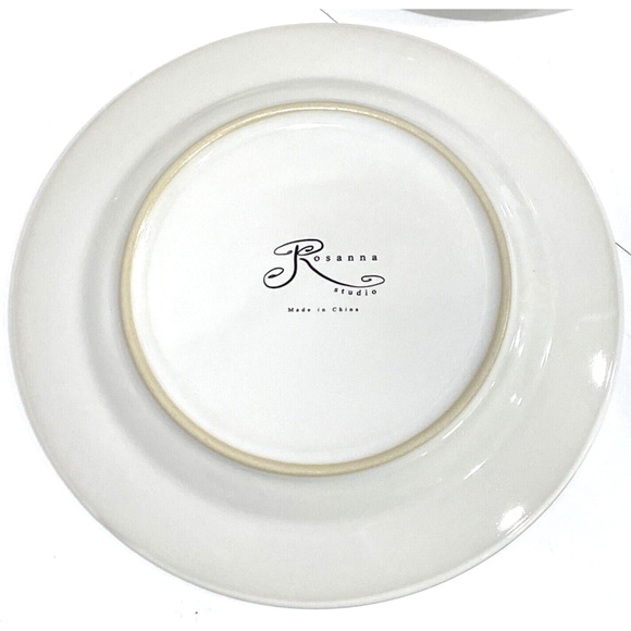 Rosanna Studio boxed plate set wines cocktails canape party buffet salad plates - Picture 8 of 9